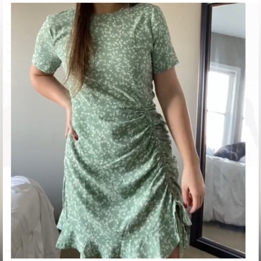 Tall Floral Short Sleeve‎ Dress